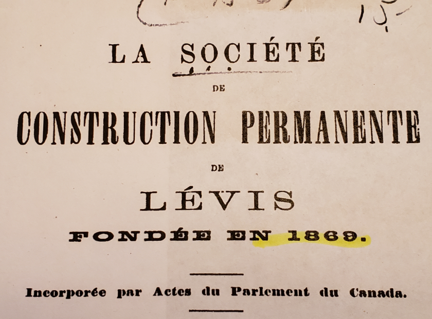 Chronique historique - Une surprenante société de construction