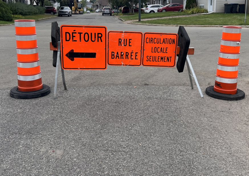 Modifications à la circulation dans plusieurs secteurs de la ville