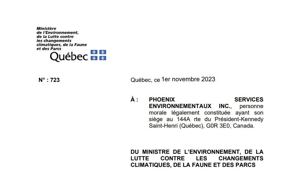 Le ministère de l
