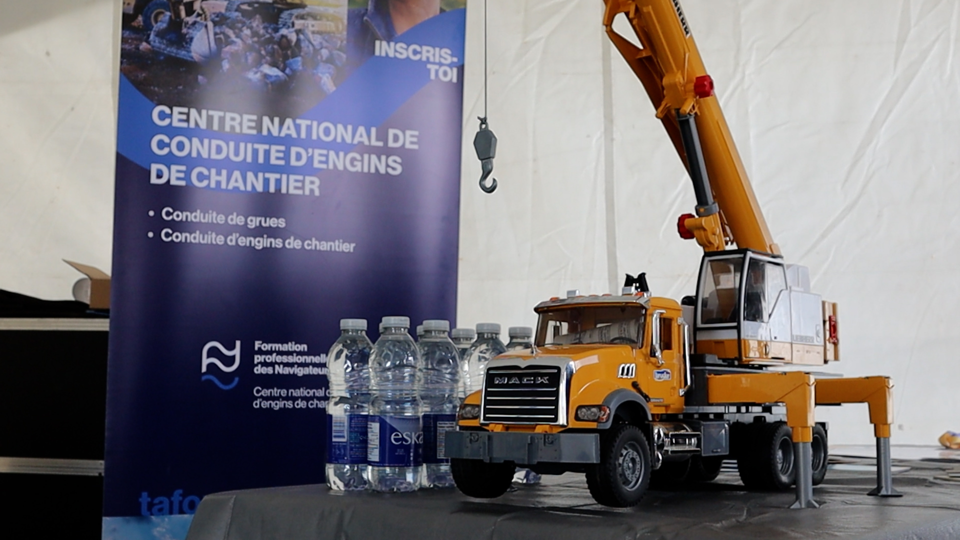 Un premier anniversaire pour le DEP Conduite de grues
