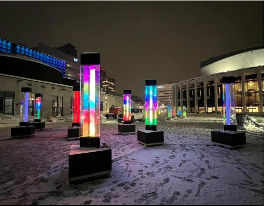 Un Lévisien expose son œuvre multimédia à Québec