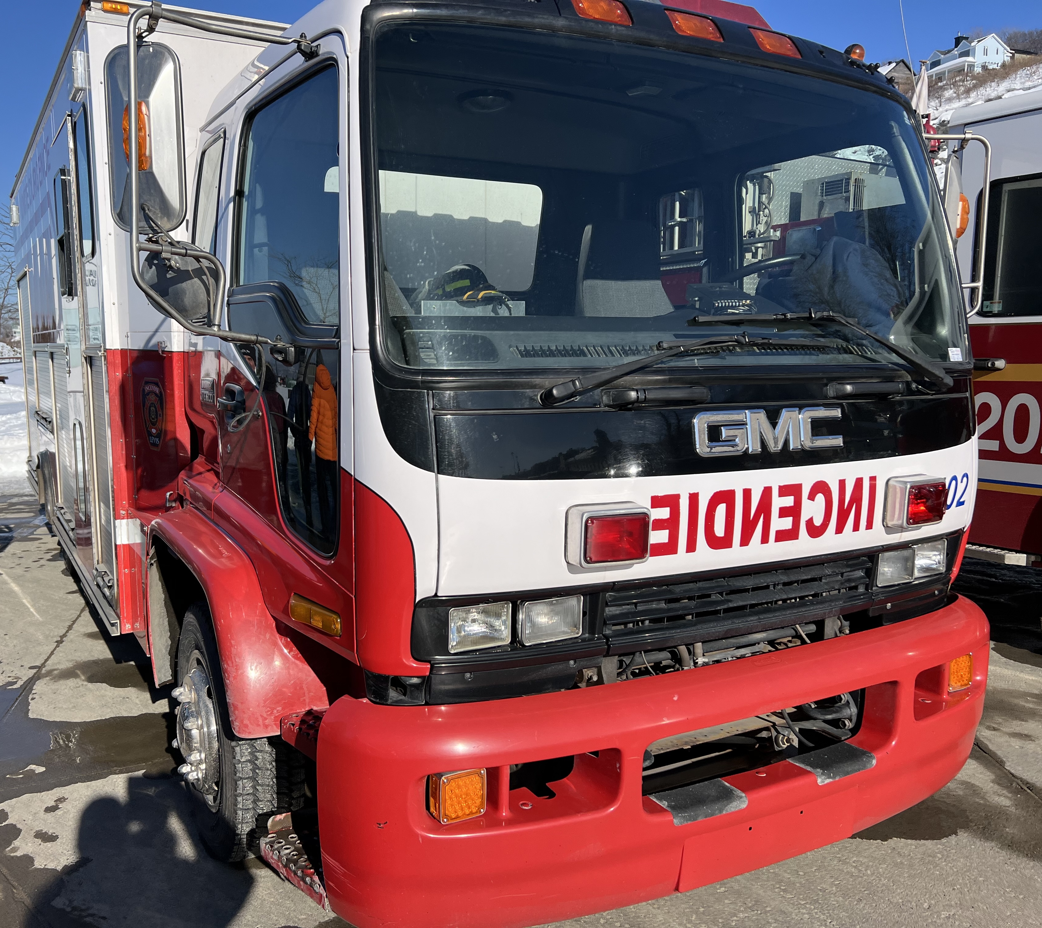 Intervention des pompiers à Saint-Étienne